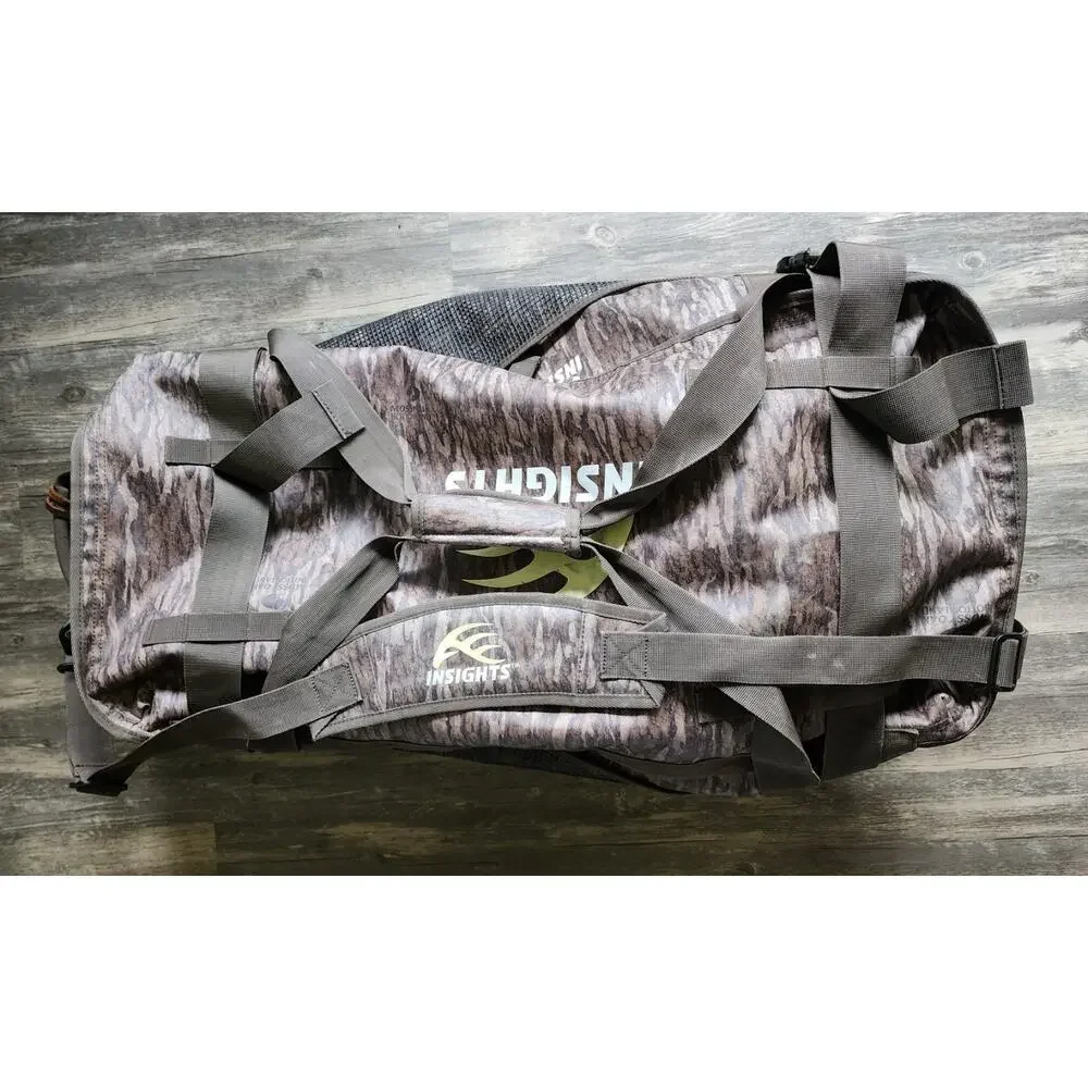 INSIGHTS Camo Traveler Gear Duffle Bag XXL Hunting Outdoor Camping